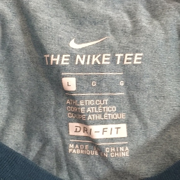 The Nike Tee Long Sleeve Dark Green Size Large - Picture 6 of 8